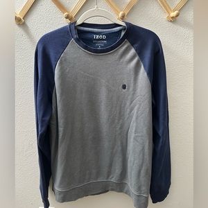 Izod baseball style crewneck